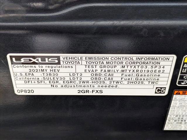 Used 2021 Lexus RX 450h AWD w/ Premium Package image 23