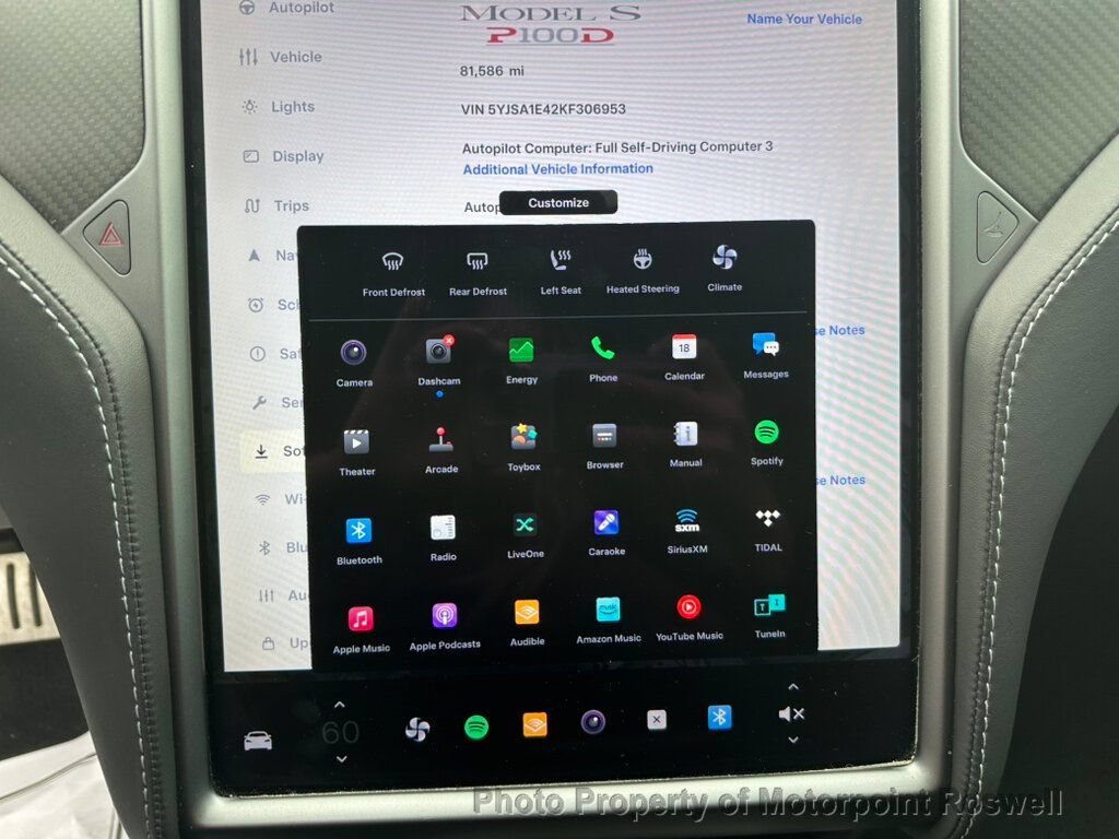 Used 2019 Tesla Model S P100D AWD/4WD image 15