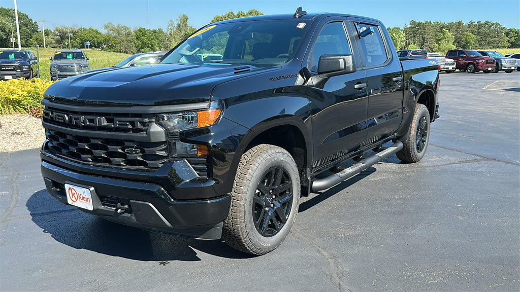 New 2026 Chevrolet Silverado 1500 Custom w/ Turbomax Blackout Package AWD/4WD image 3