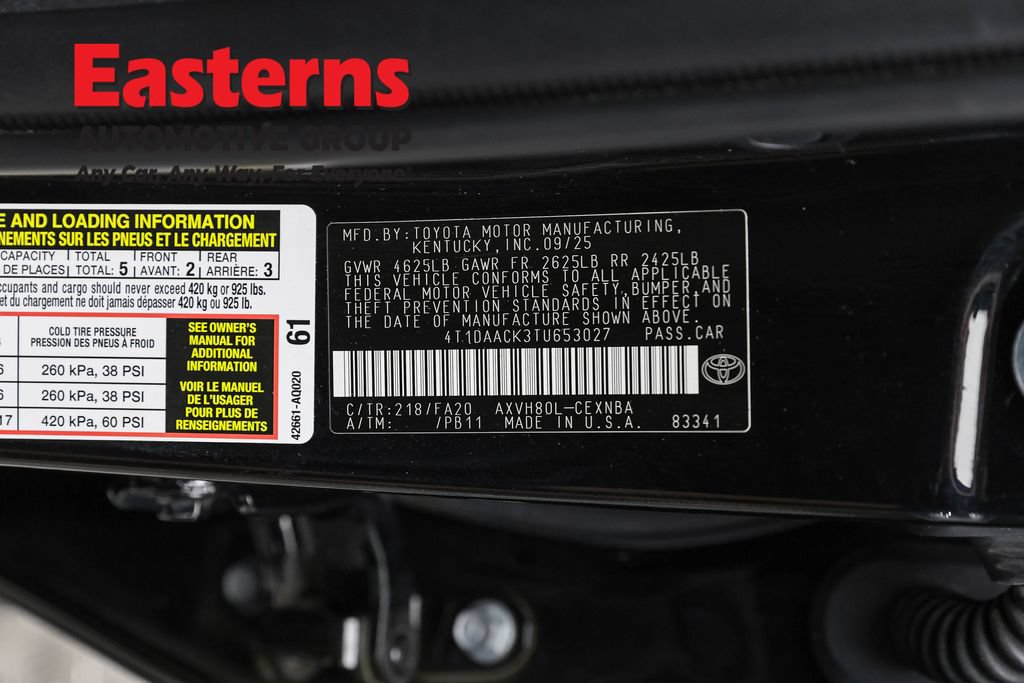 Used 2026 Toyota Camry LE FWD image 36