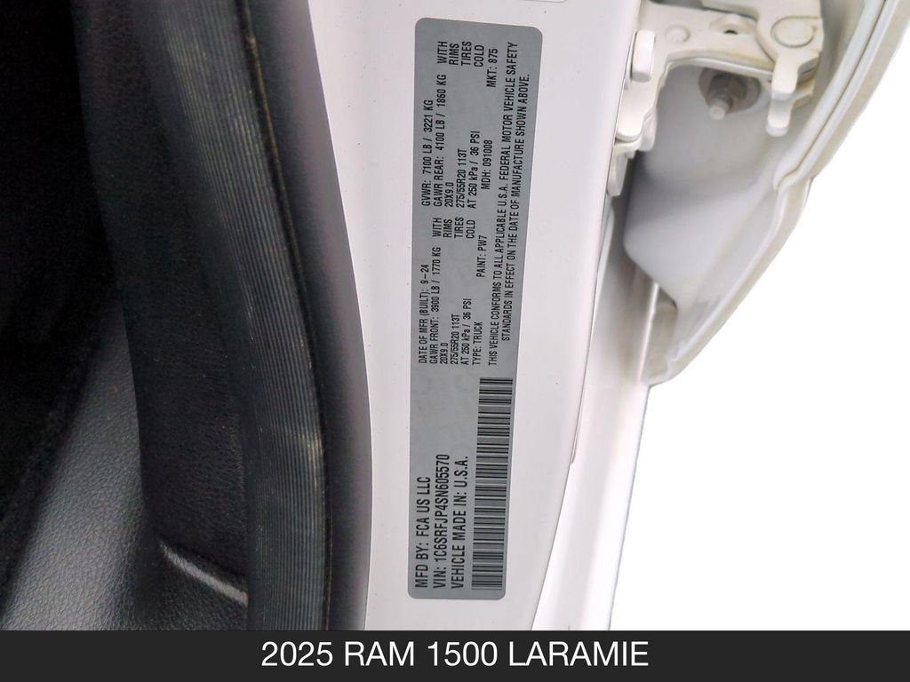 Used 2025 RAM 1500 Laramie AWD/4WD image 25