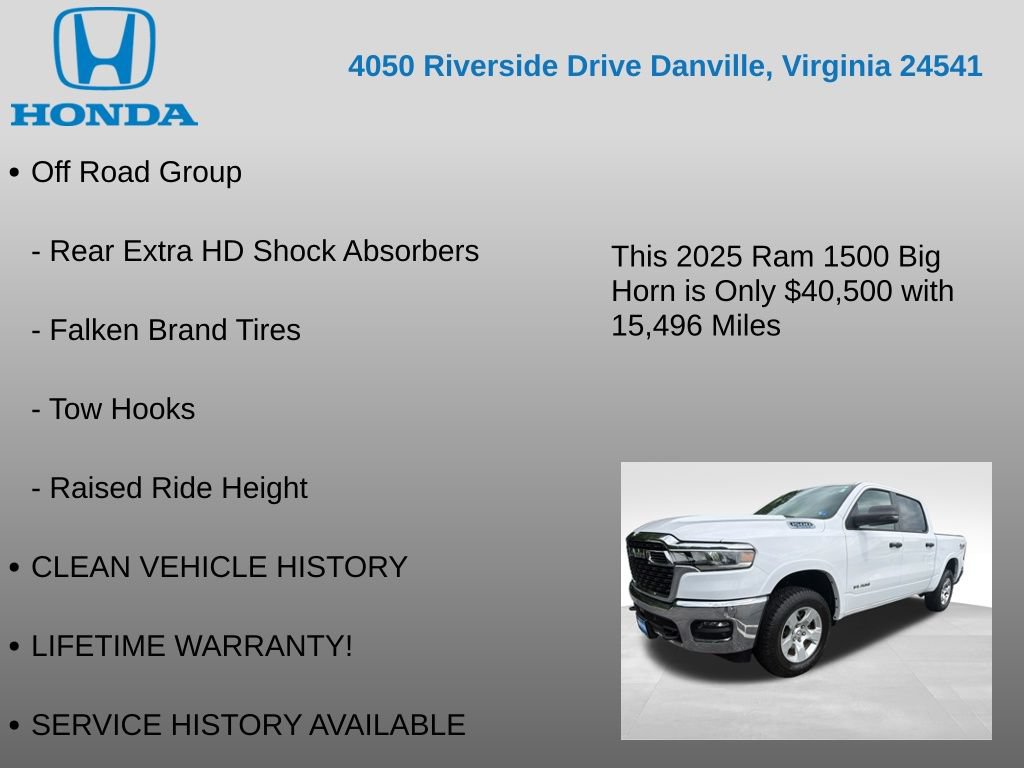 Used 2025 RAM 1500 Big Horn AWD/4WD image 27
