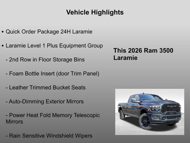 New 2026 RAM 3500 Laramie w/ Night Edition image 5