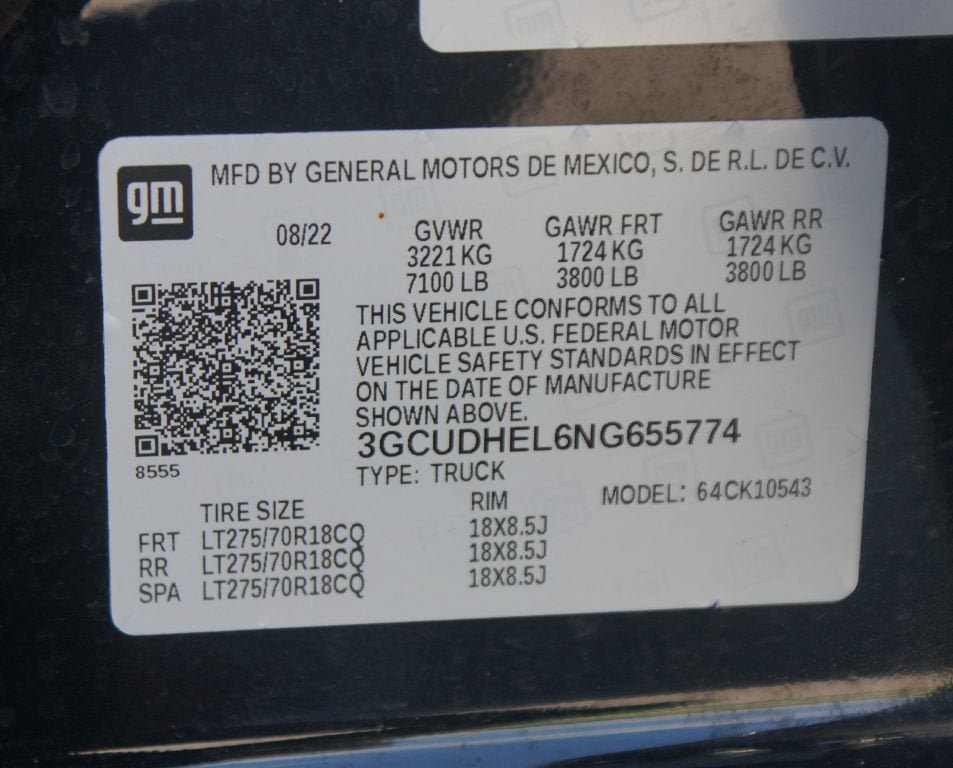Used 2022 Chevrolet Silverado 1500 ZR2 w/ Technology Package AWD/4WD image 30