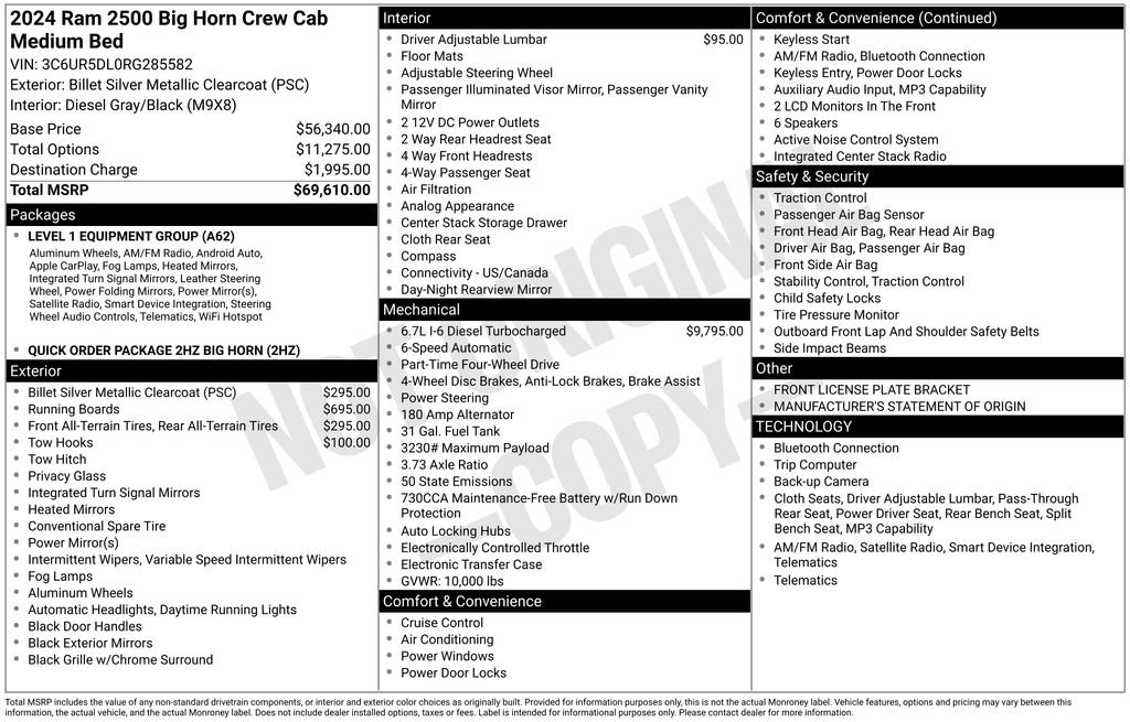 Used 2024 RAM 2500 Big Horn image 29