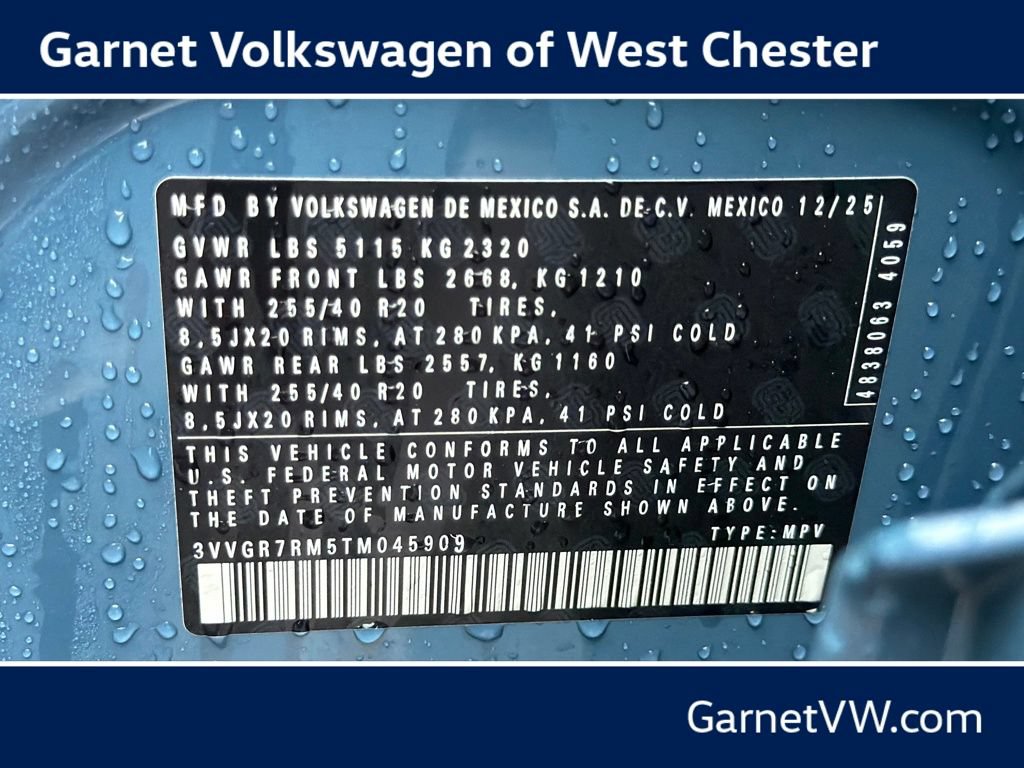 New 2026 Volkswagen Tiguan SE R-Line AWD/4WD image 23