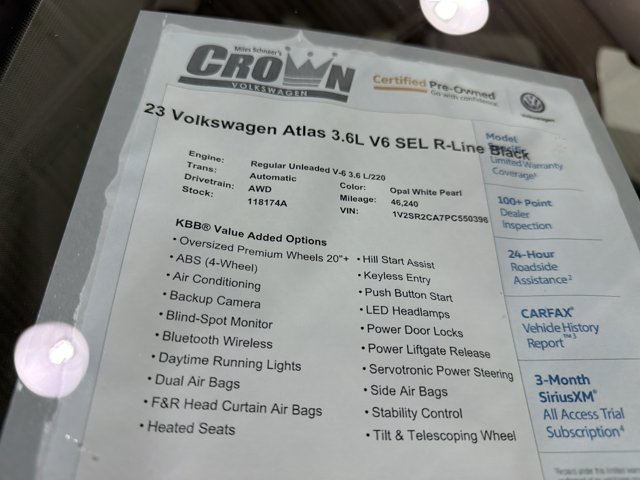 Certified 2023 Volkswagen Atlas SEL R-Line AWD/4WD image 40