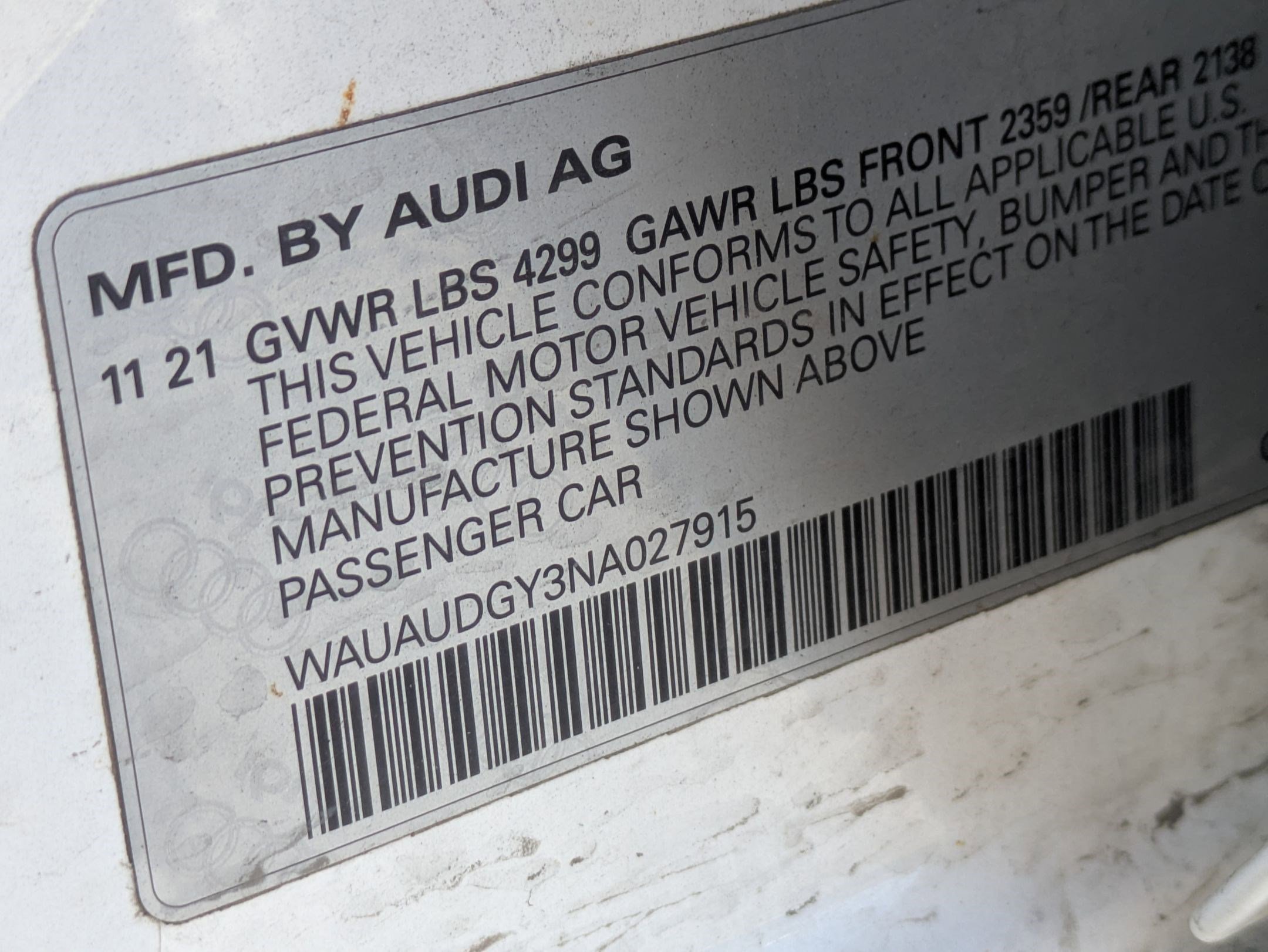 Used 2022 Audi A3 2.0T Premium w/ Convenience Package FWD image 30