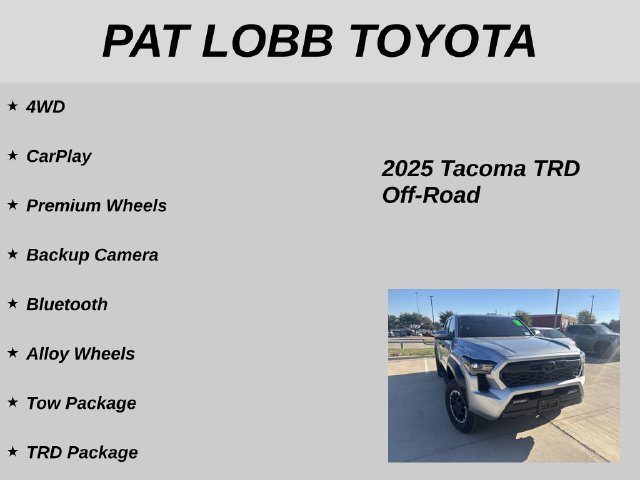 Certified 2025 Toyota Tacoma TRD Off-Road AWD/4WD image 16