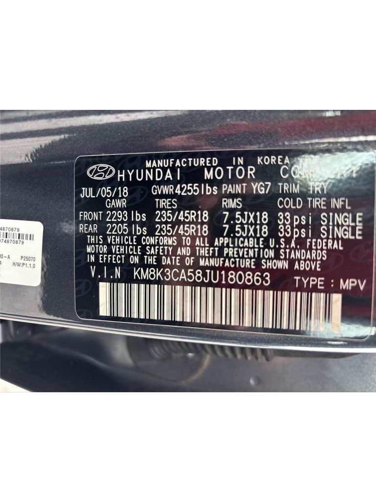 Used 2018 Hyundai Kona Limited image 16