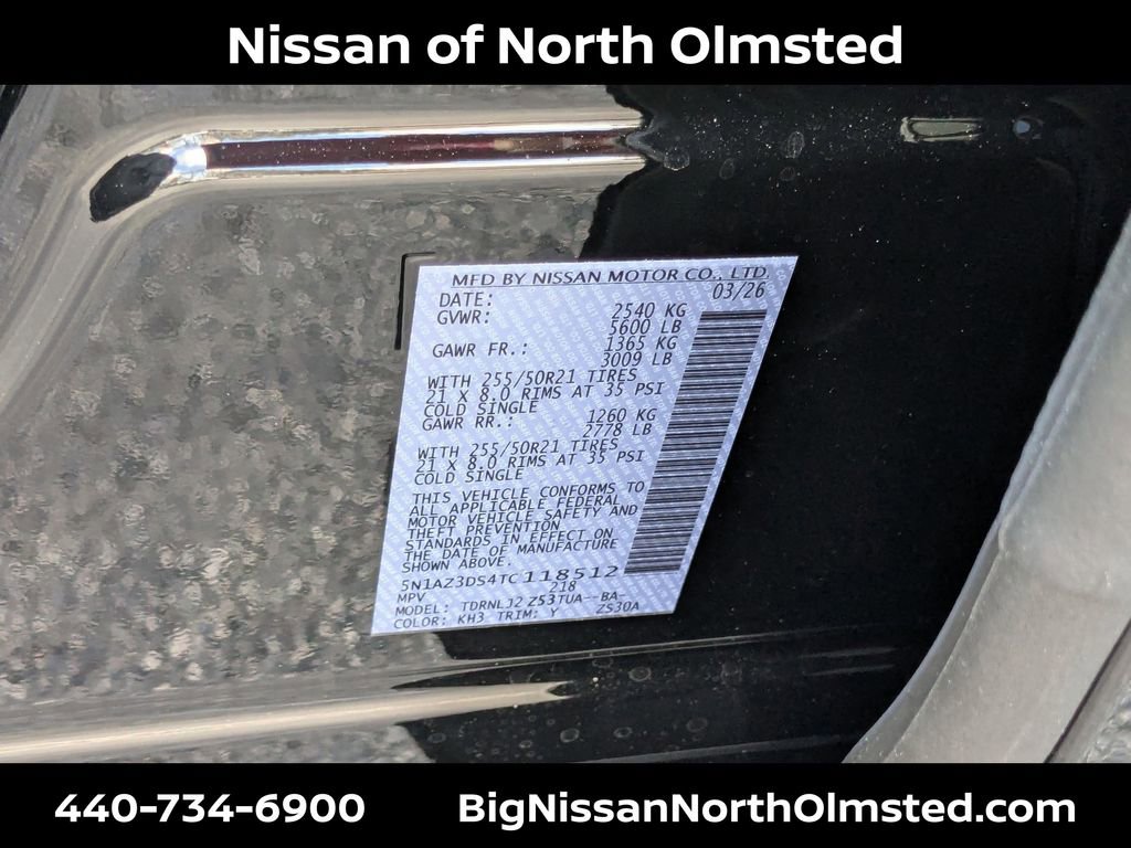 New 2026 Nissan Murano Platinum w/ Cargo Package AWD/4WD image 21