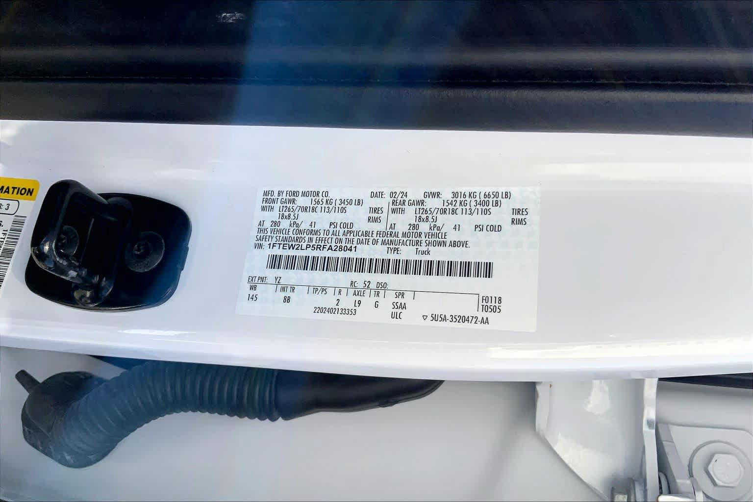 Used 2024 Ford F150 STX w/ Equipment Group 201A FX4 AWD/4WD image 33