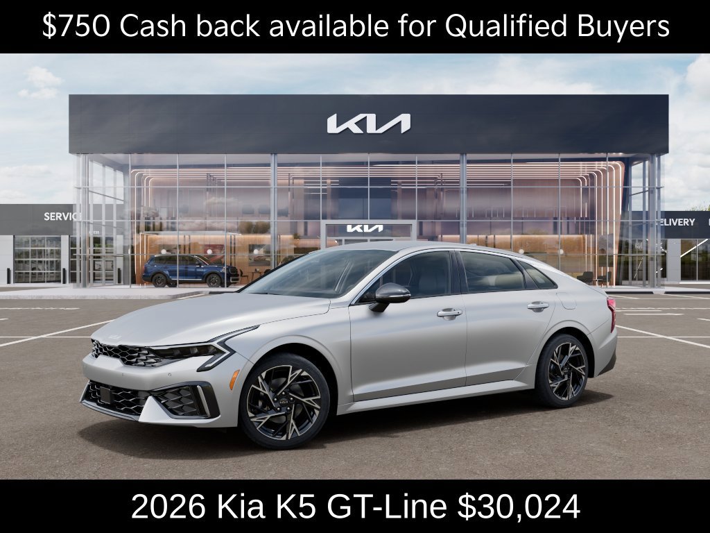 New 2026 Kia K5 GT-Line w/ GT-Line Red Interior Package AWD/4WD image 4