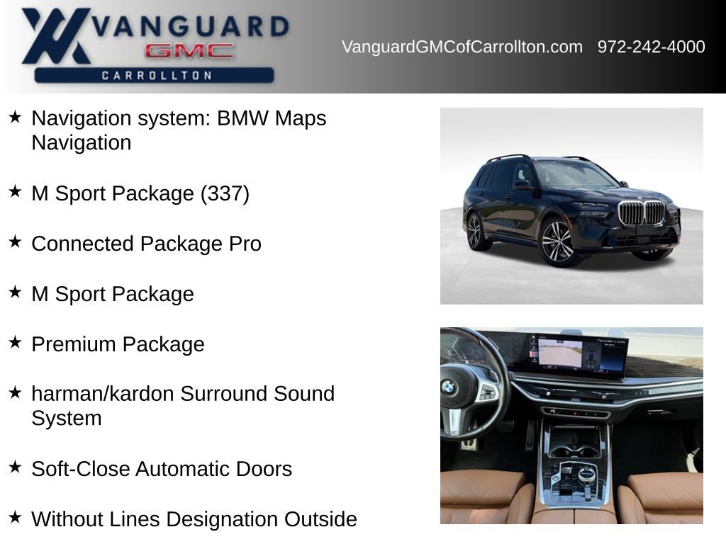 Used 2023 BMW X7 xDrive40i w/ M Sport Package AWD/4WD image 6