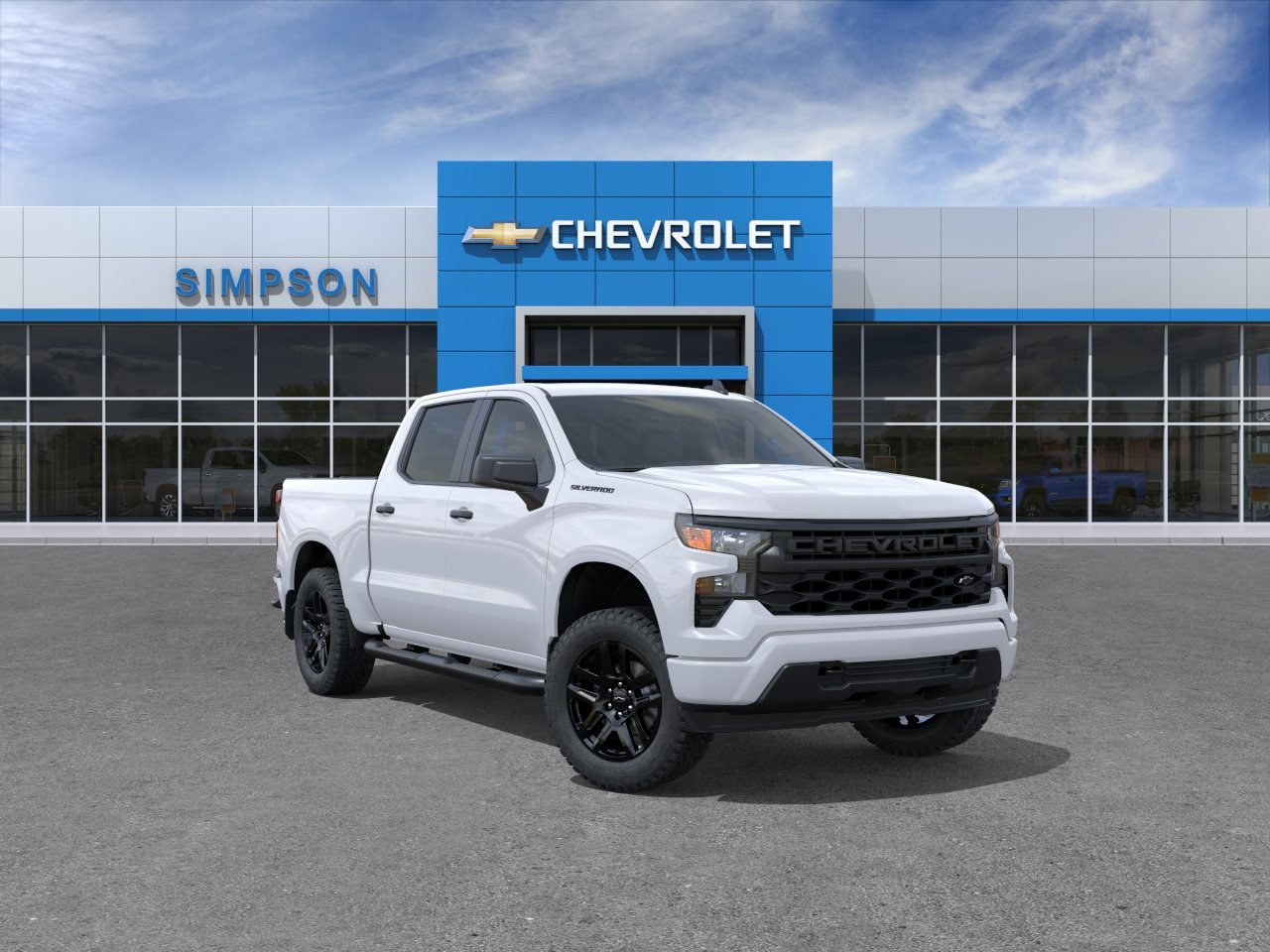 New 2026 Chevrolet Silverado 1500 Custom w/ Turbomax Blackout Package RWD image 29