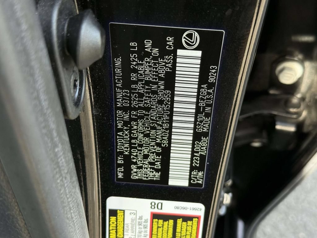 Used 2023 Lexus ES 350 w/ Premium Package FWD image 30