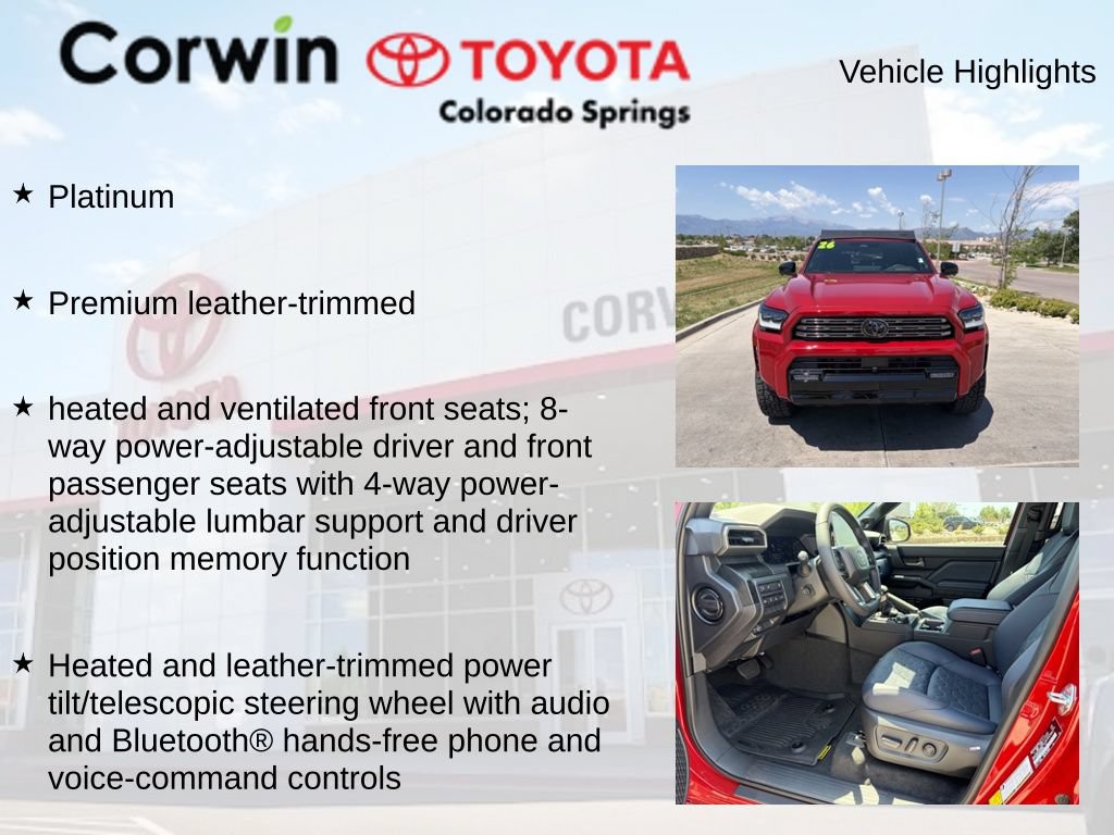 Used 2026 Toyota 4Runner Platinum AWD/4WD image 15
