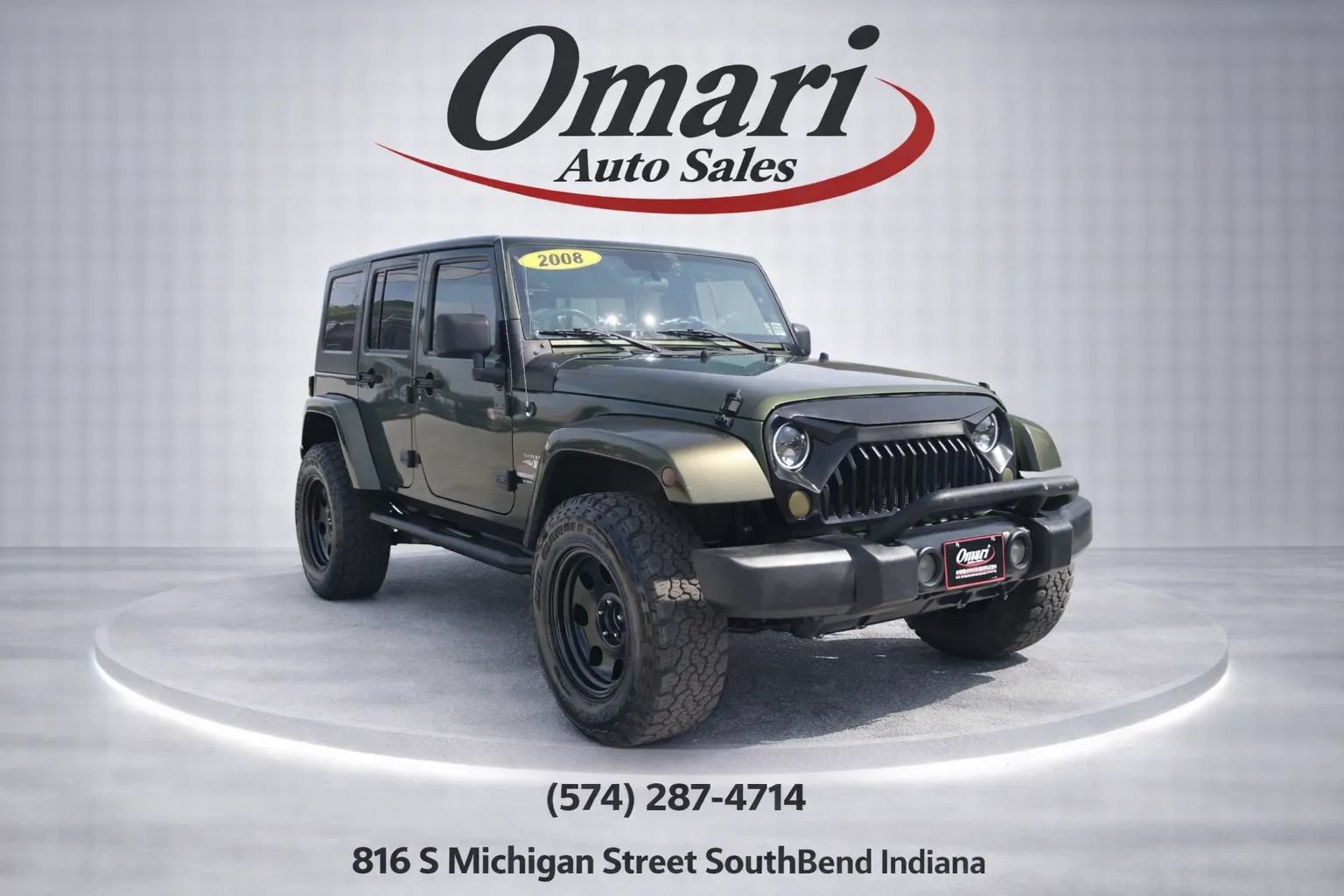 Used 2008 Jeep Wrangler Unlimited Sahara AWD/4WD image 1