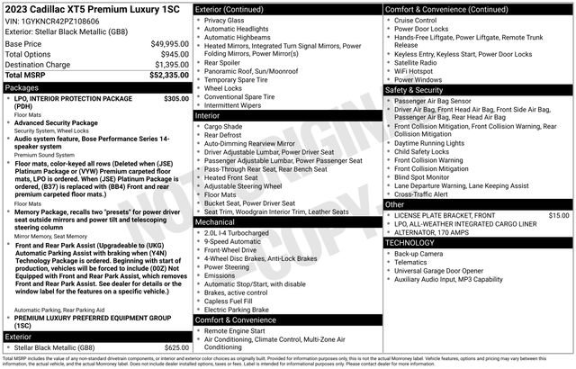 Used 2023 Cadillac XT5 Premium Luxury image 23