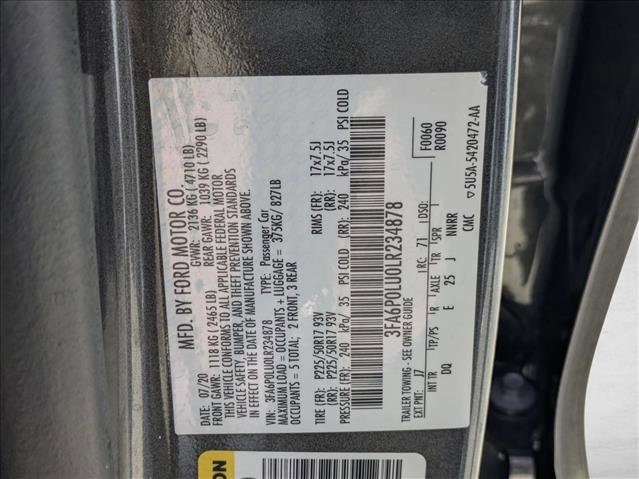 Used 2020 Ford Fusion SE FWD image 26