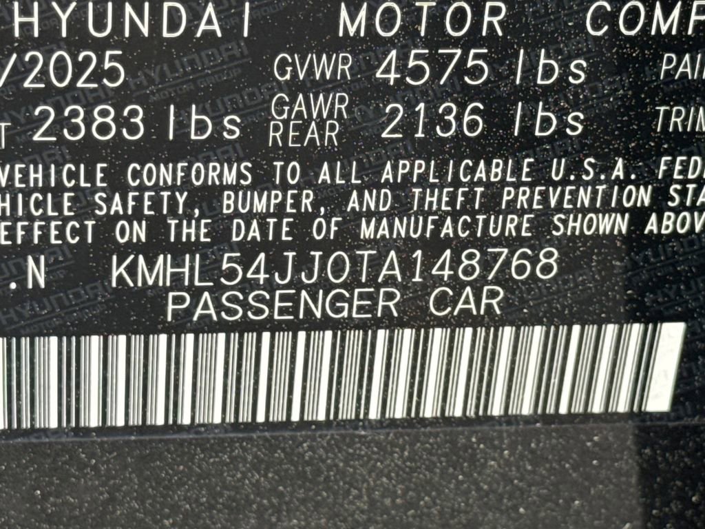 New 2026 Hyundai Sonata Limited image 13