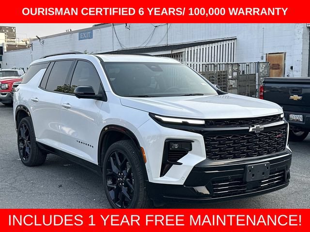 Used 2025 Chevrolet Traverse RS w/ LPO, Cargo Package AWD/4WD image 1
