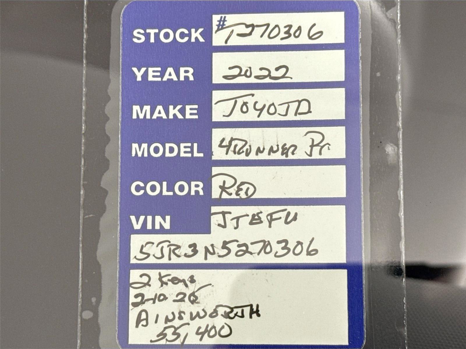 Certified 2022 Toyota 4Runner SR5 Premium RWD image 45