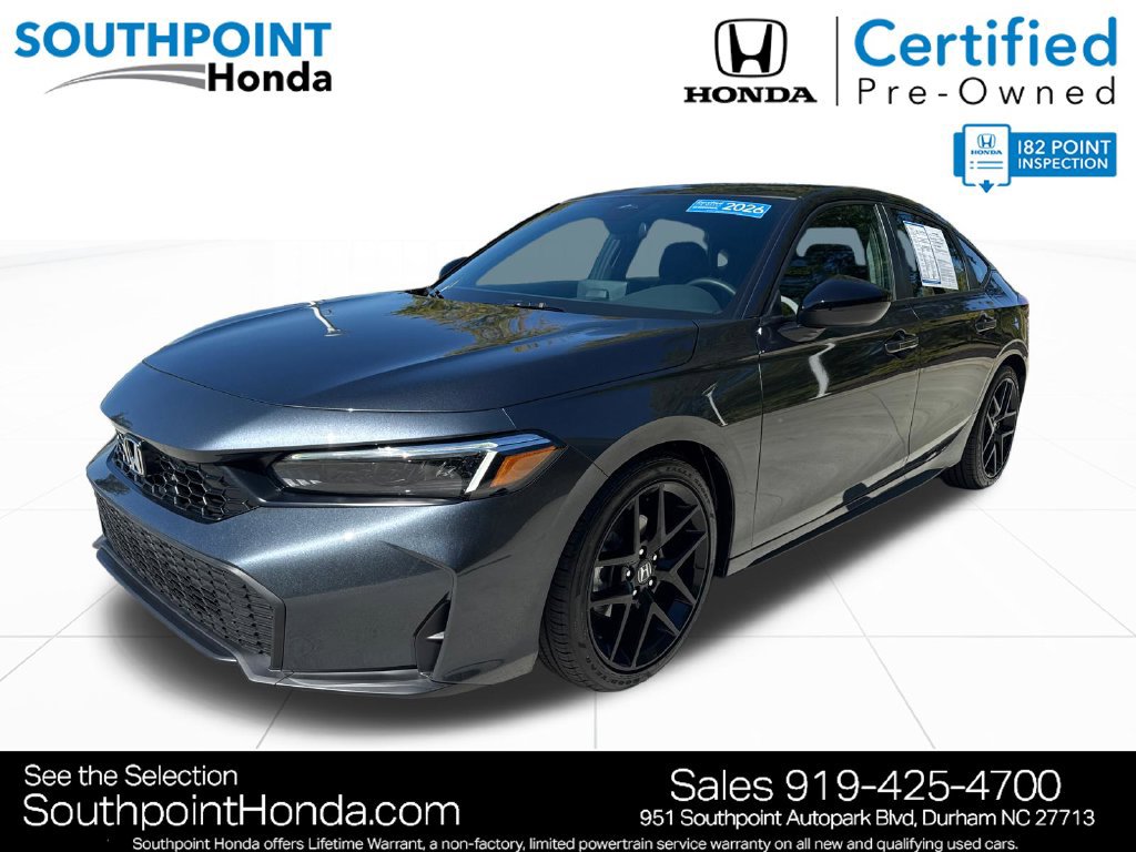 Certified 2026 Honda Civic Sport image 3