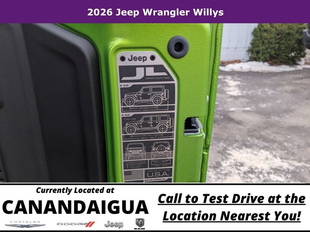 New 2026 Jeep Wrangler Unlimited Sport AWD/4WD image 33