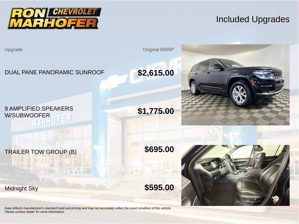 Used 2023 Jeep Grand Cherokee L Limited w/ Trailer Tow Group (B) AWD/4WD image 6
