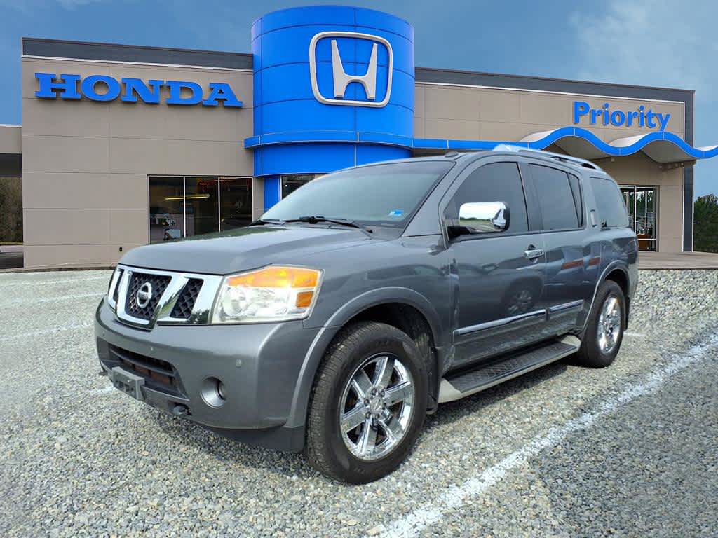 Used 2014 Nissan Armada Platinum w/ 2nd Row Captain Seat Package AWD/4WD image 1