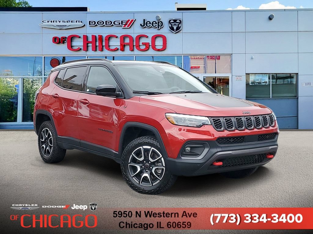 Certified 2025 Jeep Compass Trailhawk w/ Trailhawk Elite Group AWD/4WD 360° Tour