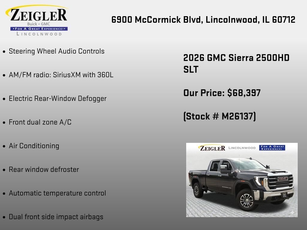 New 2026 GMC Sierra 2500 SLT AWD/4WD image 6