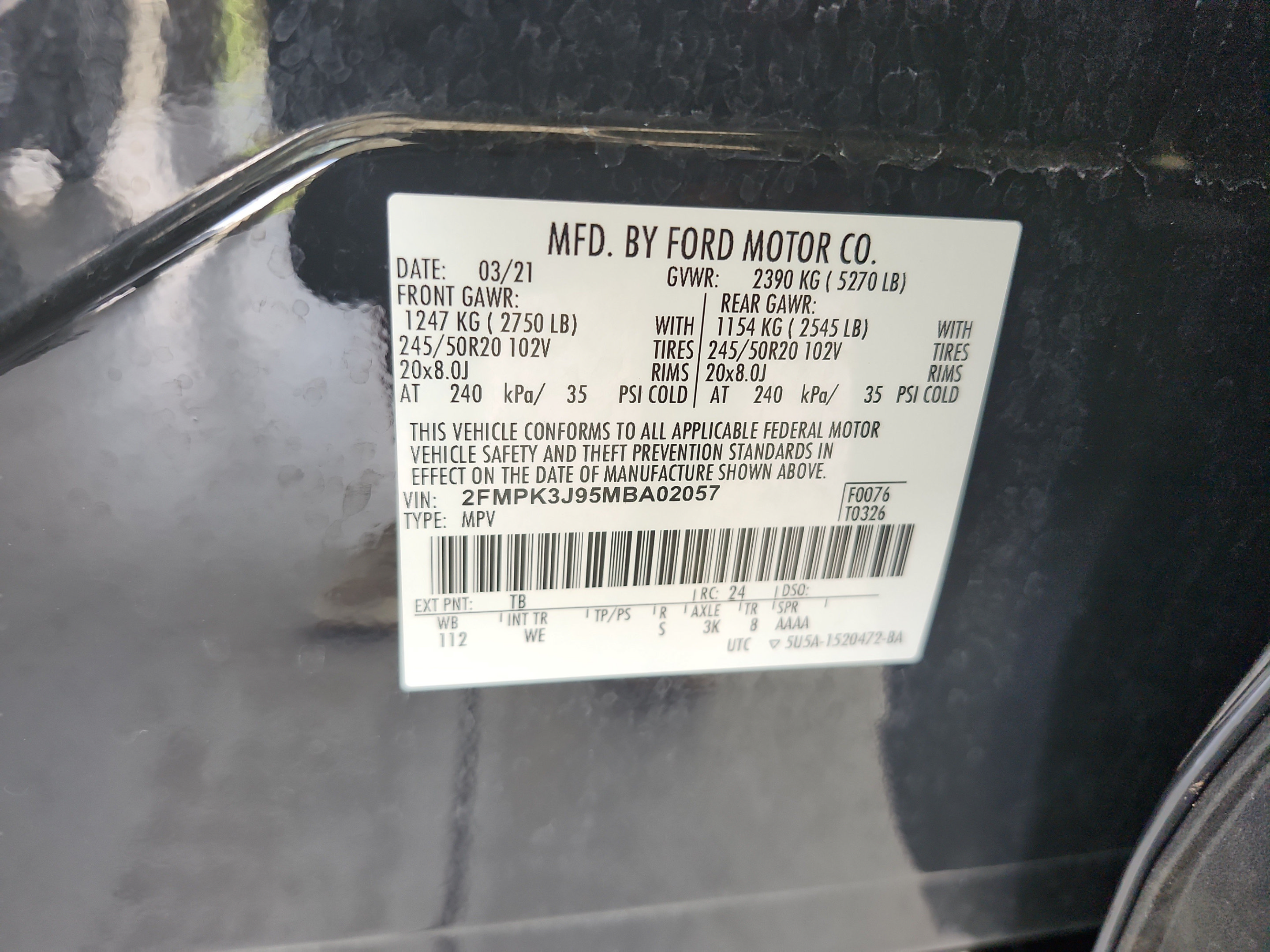 Certified 2021 Ford Edge ST-Line FWD image 24