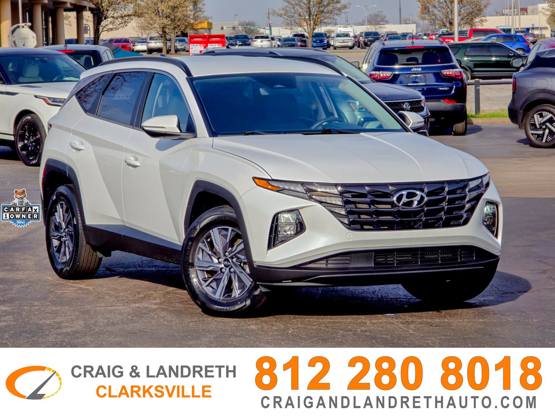 Used 2022 Hyundai Tucson Blue image 1