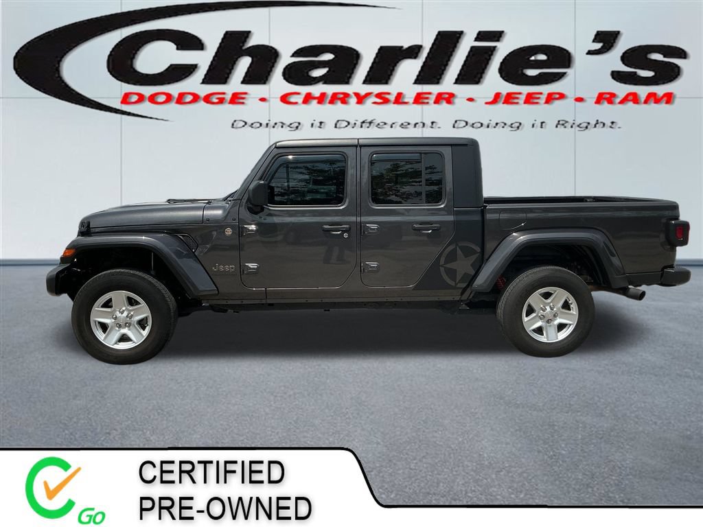 Certified 2021 Jeep Gladiator Sport AWD/4WD image 1
