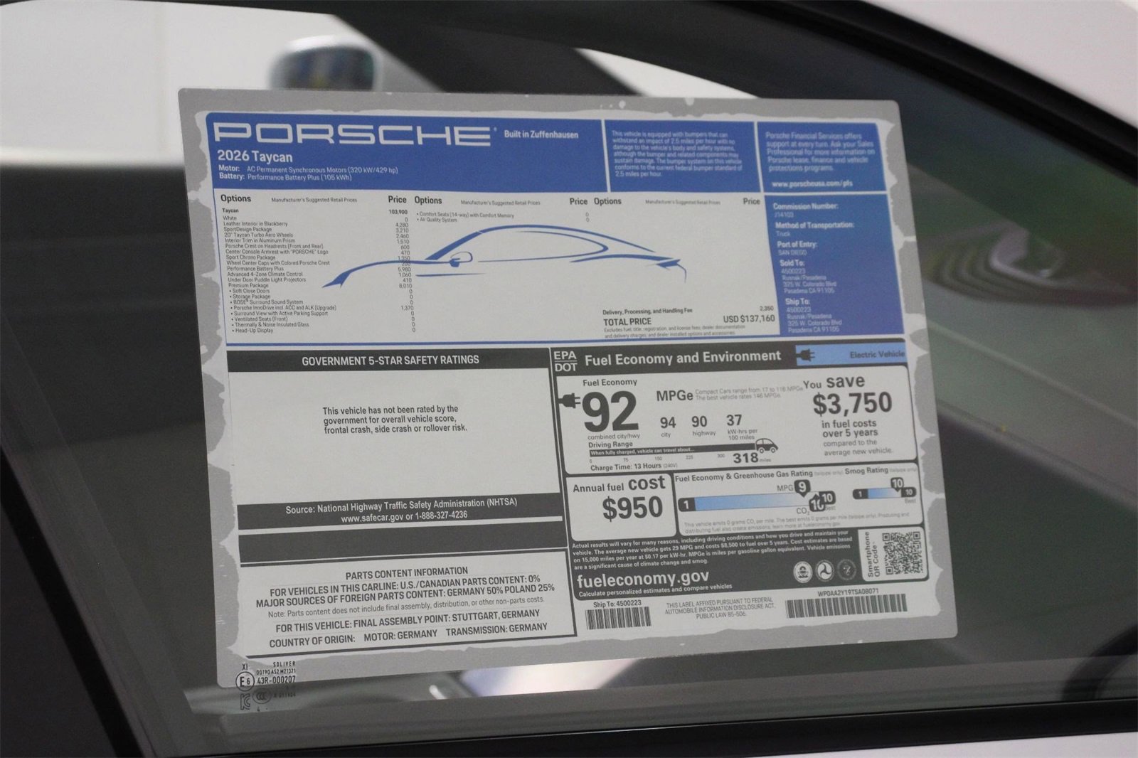 New 2026 Porsche Taycan image 25