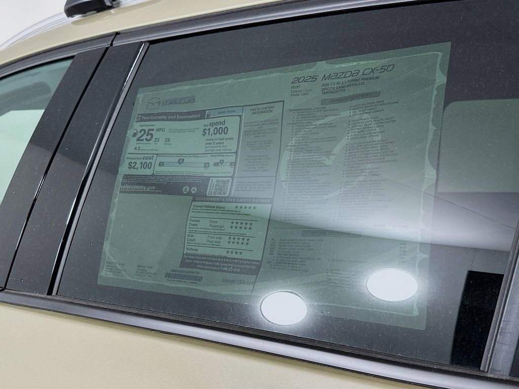 New 2025 MAZDA CX-50 AWD 2.5 Turbo w/ Weather Package image 12