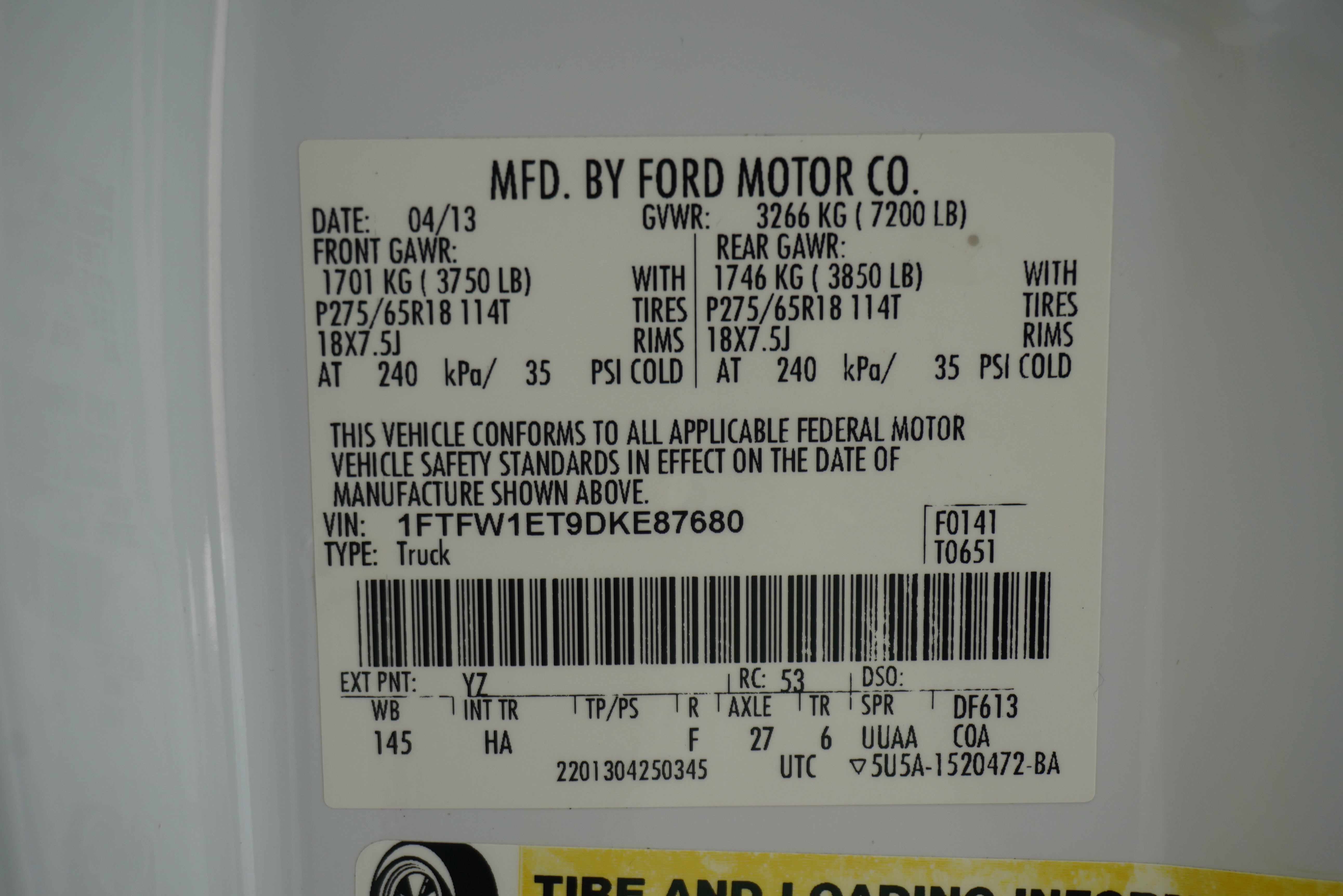 Used 2013 Ford F150 Lariat w/ Lariat Chrome Pkg AWD/4WD image 31