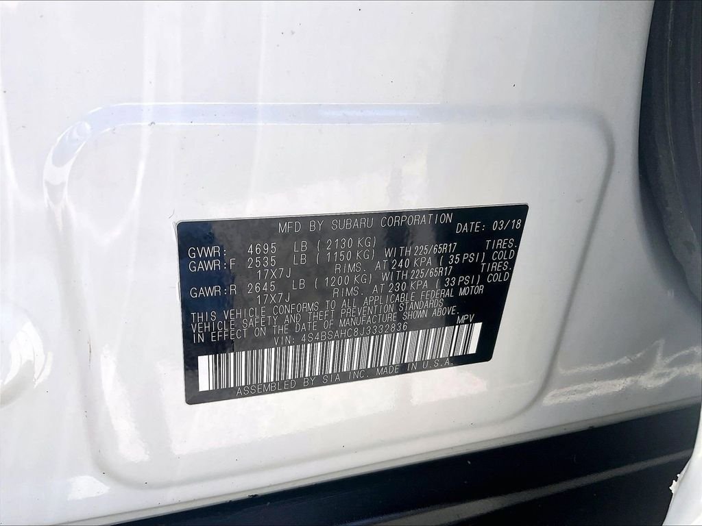 Used 2018 Subaru Outback 2.5i Premium AWD/4WD image 36