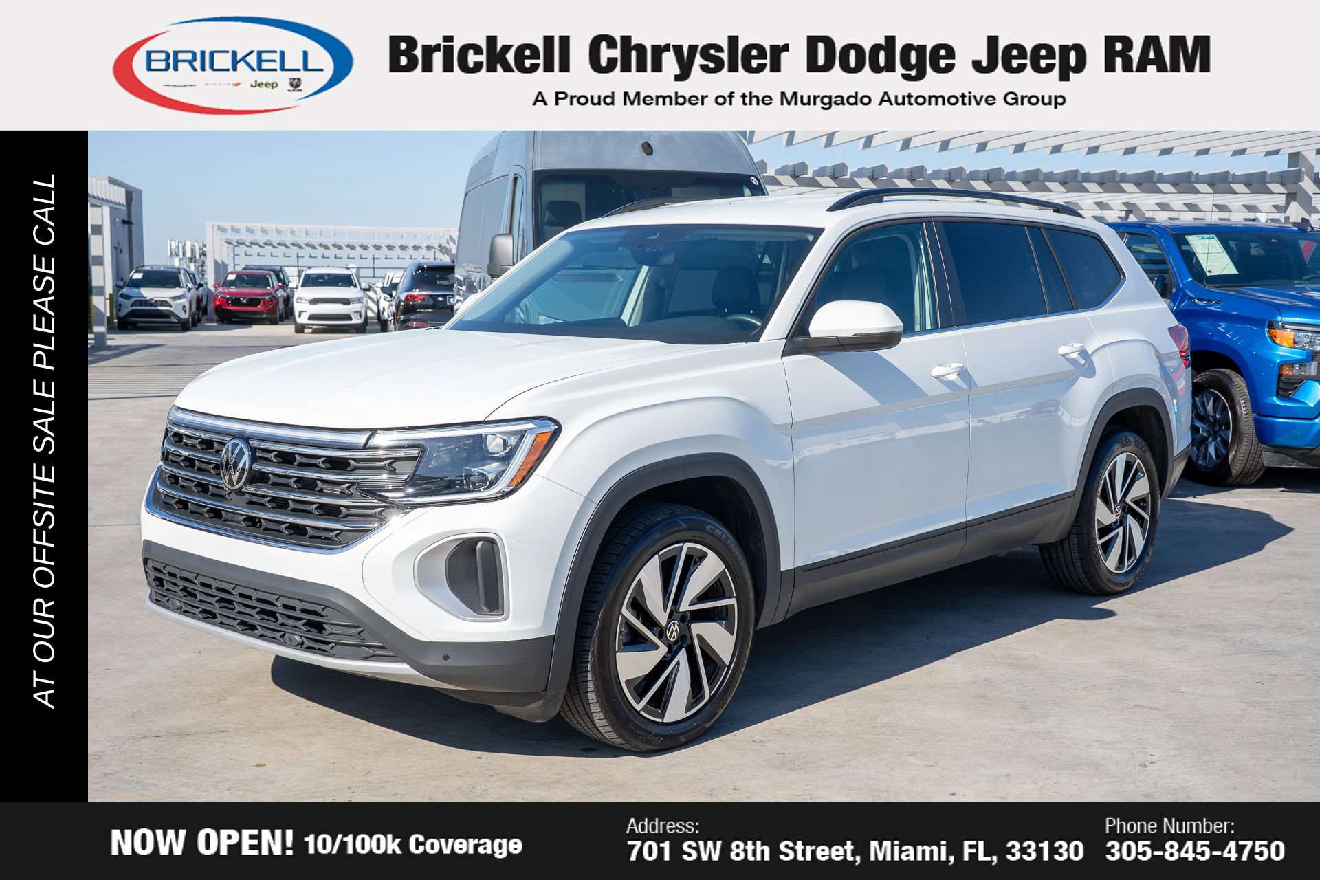 Used 2024 Volkswagen Atlas SE image 1