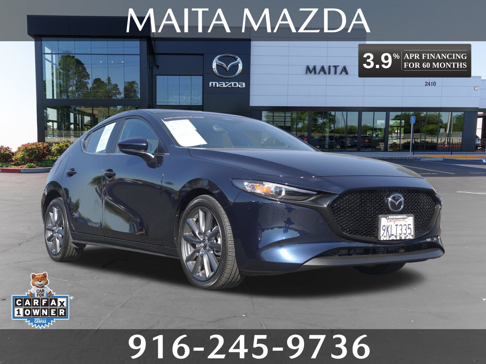 Certified 2024 MAZDA MAZDA3 s