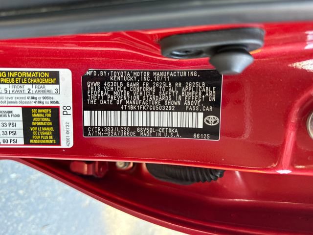 Used 2012 Toyota Camry SE w/ Leather Pkg FWD image 28