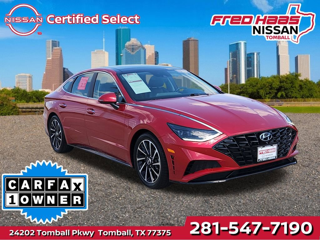 Used 2021 Hyundai Sonata Limited w/ Preferred Accessory Package FWD image 1