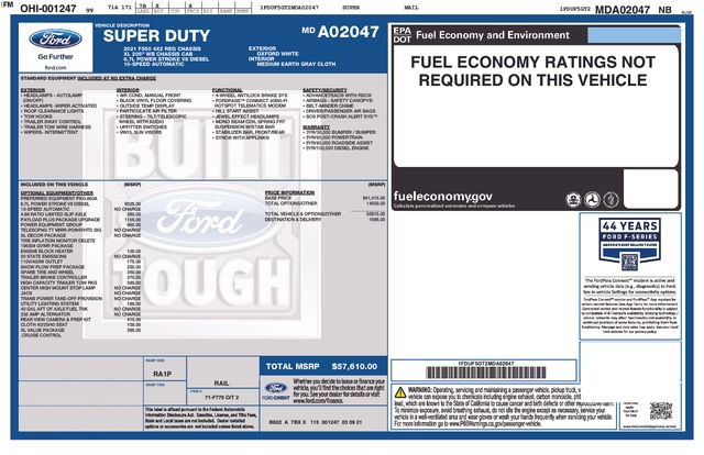 Used 2021 Ford F550 2WD Regular Cab Super Duty image 20