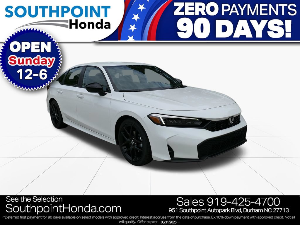New 2026 Honda Civic Sport