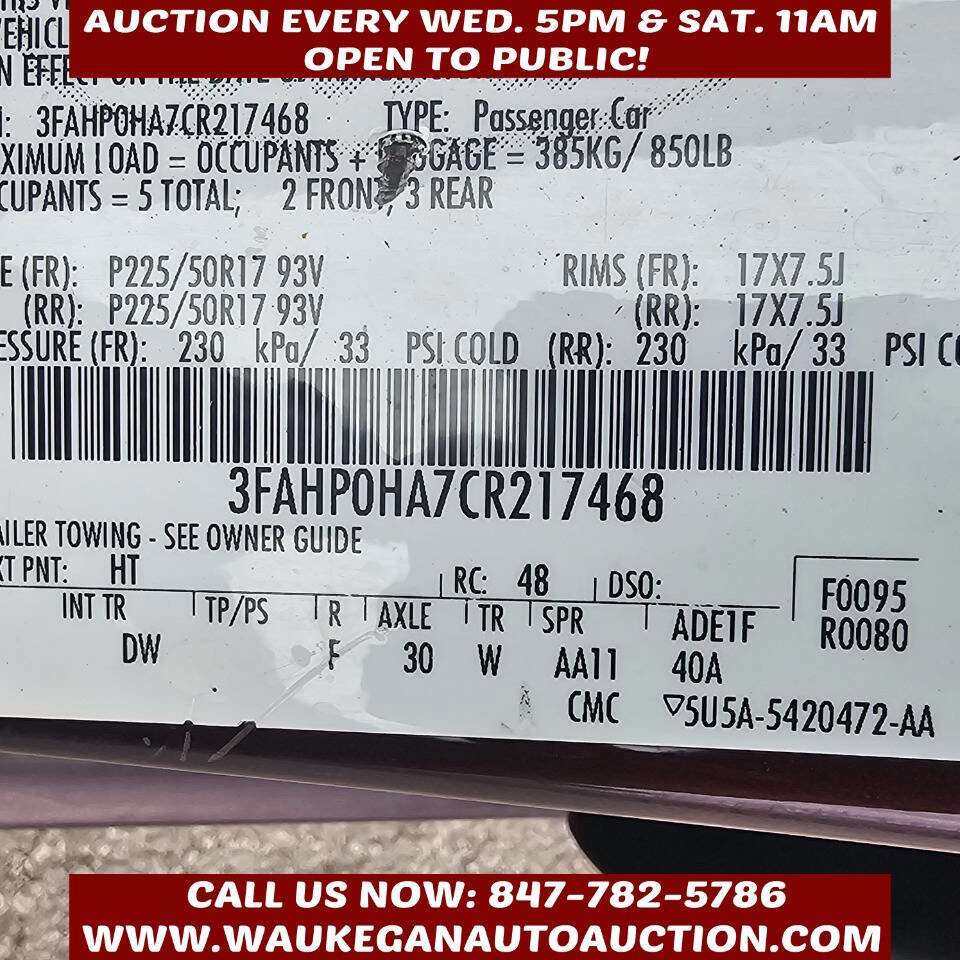 Used 2012 Ford Fusion SE image 10