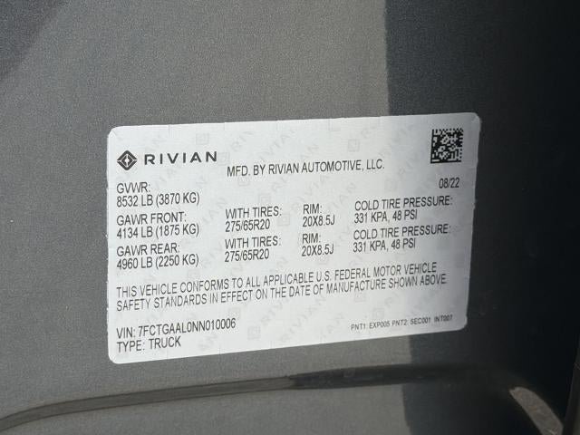 Used 2022 Rivian R1T Launch Edition AWD/4WD image 32