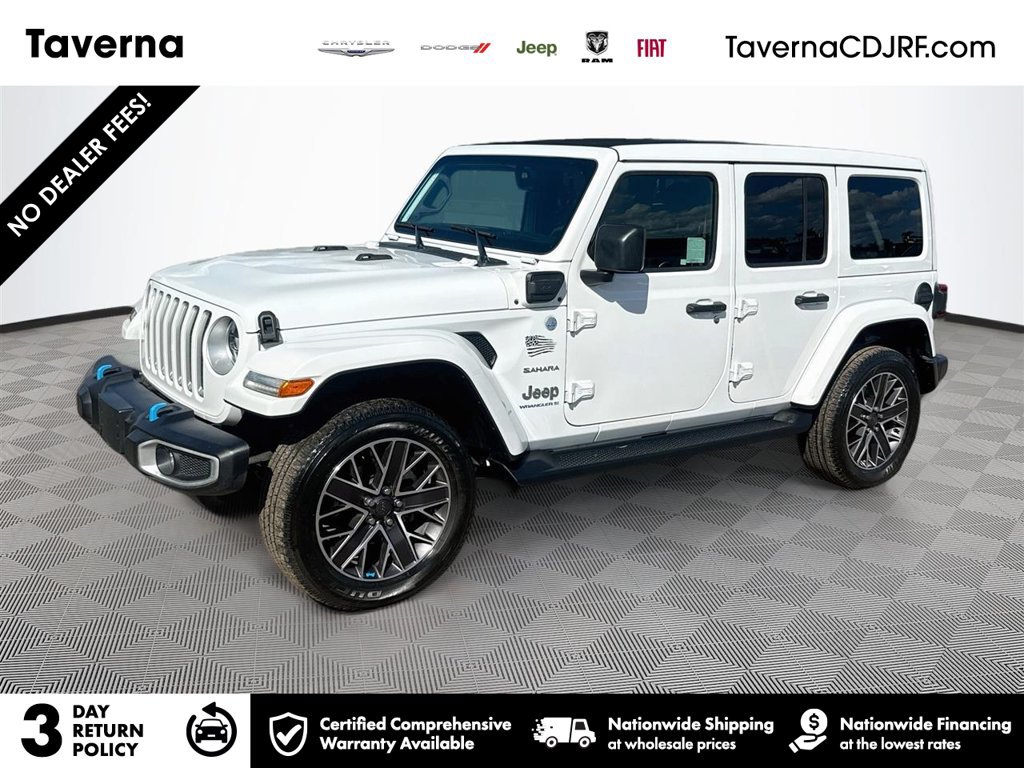 Certified 2023 Jeep Wrangler Unlimited Sahara w/ Cold Weather Group AWD/4WD image 1