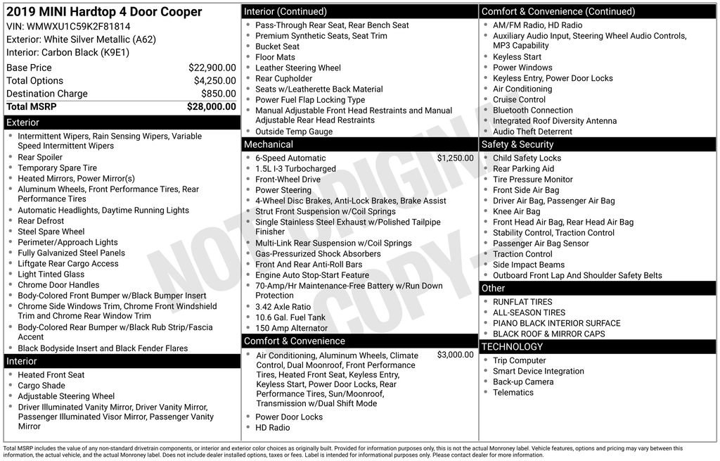 Used 2019 MINI Cooper 4-Door Hardtop image 4